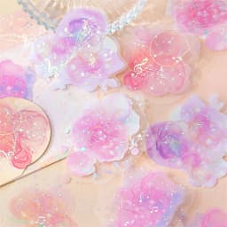 Watercolor spatter Sticker Pack Journaling School Accessories DIY Decorative Scrapbook Color Label Sticker Aesthetic Stationery