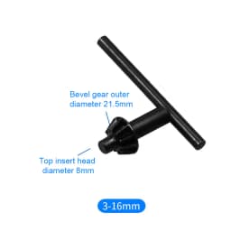 Electric Hand Drill Chuck Wrench Tool 0.3-4mm 0.6-6mm 1.5-10mm 1.5-13mm 3-16mm 5-20mm Drill Chuck Keys Lathe Accessories