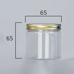 Transparent Sealing Jar With Aluminium Screw Lids Kitchen Organizer Storage Seal Tanks For Grain Tea Candy Cookie Jars