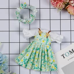 New 28cm Doll's Clothes Suit 1/6 Bjd Skirt with Hat/ Headdress for 12inch Princess Doll Dress Up Accessories