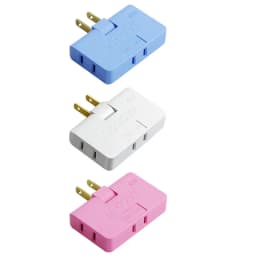1-3Pcs 3 Way Flat Plug Adapter Power Wall Plug US Extension Plug Adapters Portable Foldable Extension Travel Converter Socket
