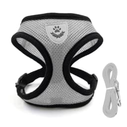 Adjustable Cat Dog Harness Leash Set Reflective Escape Proof Mesh Vest Puppy Kitten Chest Strap Pet Walking Safety Lead Supplies
