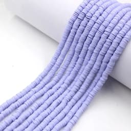 6mm 350pcs/lot Color Flat Round Polymer Clay Beads Loose Spacer Beads for Jewelry Making DIY Bracelet Necklace Earrings Design