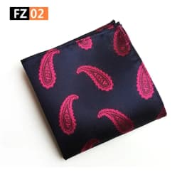 Classic Paisley Floral Anchor Handkerchief Silk Satin Mens Hanky Fashion Classic Wedding Party Pocket Square Hanky