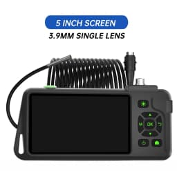 5''IPS Screen Industrial Endoscope Video Autofocus Camera HD1080P Single Dual Triple Lens Pipe Inspection Borescope Waterproof