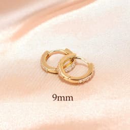 Rainbow CZ Huggies Hoop Earrings Girl Tiny Rings Cartilage Small Helix Piercing Tragus Conch Earlobe Circle Men Hoops Arete