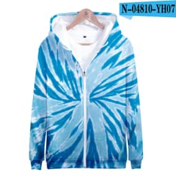 Colorful Spiral Dizzy Pattern Hoodie Men Women Optical Illusion Hoodies Sweatshirt Harajuku Tie Dye Jacket Coat Clothes