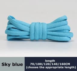Durable Oval Polyester Flat Shoe Lace Semicircle Sports Shoelaces Classic Casual Boots Shoestrings for Adult Unisex
