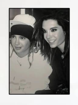 Singer Bill K-Kaulitz Tom Tokio Hotel Posters and Prints Rock Roll Team Wall Art Canvas Painting Home Bedroom Living Room Decor
