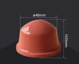 Rubber Pad for Pad Printing Silicone Cylindrical Coding Machine Date Manual Electric Pneumatic Durable Pad Printing Rubber Head