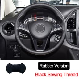 Hand Sewing Car Steering Wheel Wrap for Mercedes-Benz Vito III ( W447 ) 2015 - 2023 Circular Shape Braid on The Steering Wheel