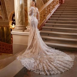 Customized Exquisite Appliques Wedding Dress Elegant Long Sleeves Sweetheart Bridal Gowns Temperament Mermaid Vestido De Novia