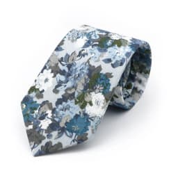 47 Styles Floral Ties For Men Women Elegant Beautiful Flower Printed Necktie Narrow Skinny Cravat Fit Wedding Party Workplace
