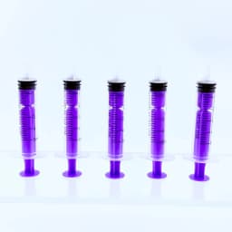 5/6Pcs 5ml Colorful Syringes with Lids for Glue, Liquid Dispensing and Measuring, Pet Food Feeding, Ink Refills, Etc., Yellow, B