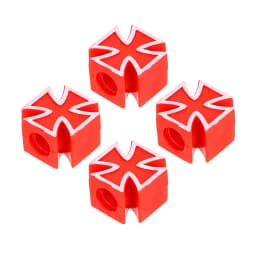 4pcs/lot Car Wheel Tyre Stem Air Caps Cross Style Car Tire Air Valve Cap Covers for Bicycle Motorcycle Car Styling Universal