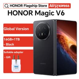 Global Version HONOR Magic V6 5G NFC Smartphone Snapdragon 8 Elite Gen 5 7.95" 120Hz Display 50MP OIS Camera 80W SuperCharge
