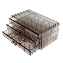 1pc, Grids Transparent Acrylic Organizer Box Nail Art Compartment Storage Box for Beads Organizer DIY Manicure Accessories