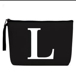 Cosmetic Bag Letter Pattern MakeUp Bag Toiletries Organizer Wash Storage Pouch Wedding Party Bride Gifts Makeup case Organizer