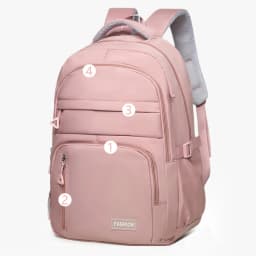 New Large-capacity College Students Lightweight Spine Bag, Outdoor Sports Travel Lovers Backpack, with Computer Pocket Inside
