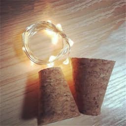 Wodden Bar LED Wine Bottle Cork 2M String Fairy Lights Christmas Decoration Led Bottle Lights Holiday Copper Wire Lights String