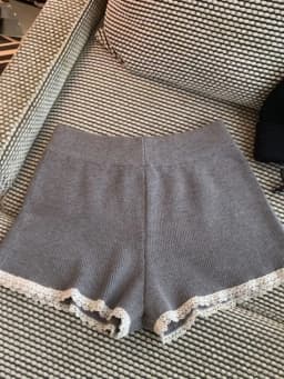 New Elegant Knitted A-Line Short Pants Soft Casual Pants High Waist Briefs Polyester Fiber High Waist Bum-Lifting Spring Season