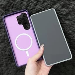 Luxury Dual Tone Matte Phone Case For Samsung Galaxy S26 S25 S24 S23 Ultra Plus For Magsafe Wireless Charge Cover