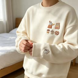 2-12pcs Coffee Bread Embroidery Patches Iron‑on Mini Food Applique for Clothing Backpack Notebook Jeans DIY Sewing Decor