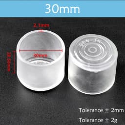 Transparent Rectangle 15-40mm Round 10-76mm Oval Chair Leg Caps Clear PVC Non-Slip Furniture Table Cover Feet Sock Protector Pad