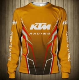 KTM Racing Long sleeve Shirt Full Printing US Size S-6XL LOVELY GIFTS New