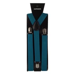 Solid Color Elastic Leather Suspenders Clip-on Buckle Men Straps Adjustable Elastic Y-Back Braces For Wedding Suit Accessories