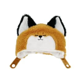 20cm Doll Headgear Cute Plush Hat Pig Rabbit Cat Cartoon Animal Ear Cap Change Dressing Game Cos Outfit DIY Doll Accessories