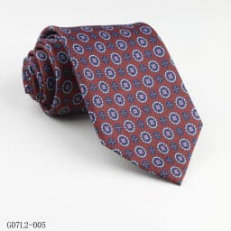 9cm Winter Style Paisley Printed Neck Ties For Men Brown Red Flower Dots Neckties Business Casual Shirt Accessories Wedding Tie