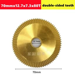1pcs Key Machine Saw Blade 60/70mm 60/80/100T Double-Sided HSS Key Milling Cutter Multi-Function Key Copying Machine Cutter