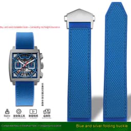 Rubber Silicone Watch Band 22mm for TAG Strap Heuer Monaco Speed Series CBL2184 CBL2183 Sports Waterproof Bracelet Watchband