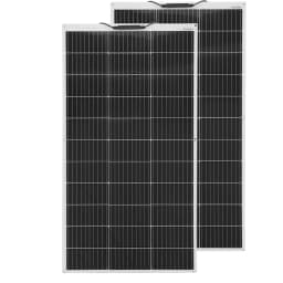 Flexible Solar Panel 120W 12V 240W Balcony Power Panneau Solaire for Motorhomes Campers, Vans, Boats and Other Uneven Surfaces