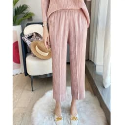 Folded Spring/Summer Nine Split Grandma Pants Loose Large Carrot Harlan Pants Women's Autumn