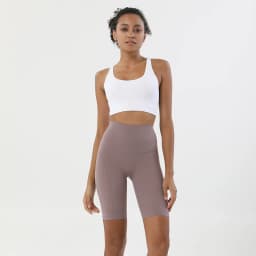 Nylon Yoga Set Gym Two Piece Sets Womens Bra Top Women Cycling Shorts Sport Fitness Sportswear 45 Colors Womens Clothing
