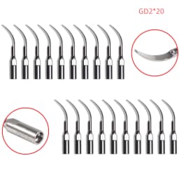 20 PCS Multifunction Dental Ultrasonic Scaling Endo Tips Fit DTE SATELEC Handpiece