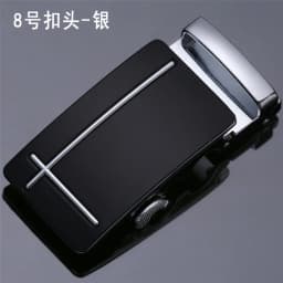 Men's Alloy Automatic Belt Buckle High quality Black metal buckle men's business casual width 35mm Belt(Only Can Match Our Belt)