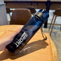 700ML Sports Water Bottle Scale Marked Drop Resistant Drink Cup For Sport Outdoor Plastic Drink Bottle Large Capacity Leakproof