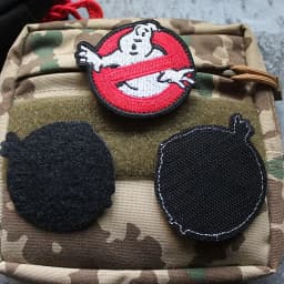 Tactical Embroidered Patches Iron on Punk Patch for Clothes Stickers Horror Movie Morale Badge Backpack Accessory