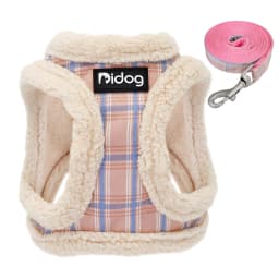 Winter Warm Dog Harness Vest Soft Padded Pet Chihuahua Puppy Harness Leash Set Adjustable For Small Medium Dogs French Bulldog