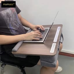 MUMUCC Student Dormitory Writing Desk Laptop Computer Desk Office Furniture Bed Table Folding Table Soft Bottom Cushion Table