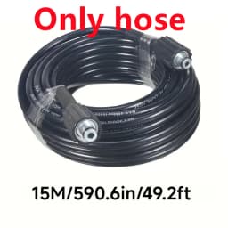 3000PSI High Pressure Washer Gun Kit with 50FT Hose - Car Cleaning Power Spray Wand Nozzle Pipe for Snow Foam Cannon