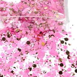 50g Holographic Mixed Hexagon Shape Chunky Irediscent Nail Art Glitter Flakes Laser Sparkly Sequins Slices Nail Art Decoration