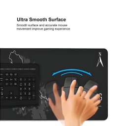 ATK Sky XSoft eSport Mouse Pad Compact Small Mouse Pad for PC Laptop Desktop,Game And Office