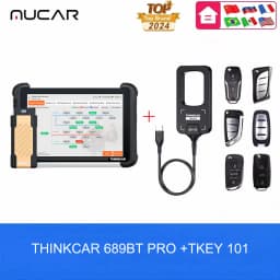 THINKCAR THINKSCAN 689BT PRO AI Diagnostic Tool Topology Mapping J2534 Protocol35 Reset Lifetime Free Update Thinkcar Scan Tool