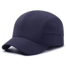 2026 Short-Brimmed Solid Color Baseball Cap Lightweight Quick-Dry Polyester Adjustable Buckle Closure Sun Protection Breathable
