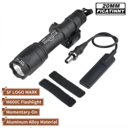 Surefir M300 M600 Flashlight With AXON Dual Function Remote Pressure Switch Fit 20mm Rail Hunting Tactical Airsoft Light
