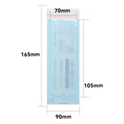 DM 200pcs/box Self-sealing Sterilization Pouches 5 Sizes Self-adhesive Bags Clean Pouches for Tattoo Dental Nail Art Accessories